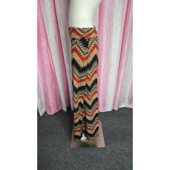 Hot Kiss Aztec Pull-On Super Soft Stretch Maxi Skirt Size Small Medium - Picture 3 of 8
